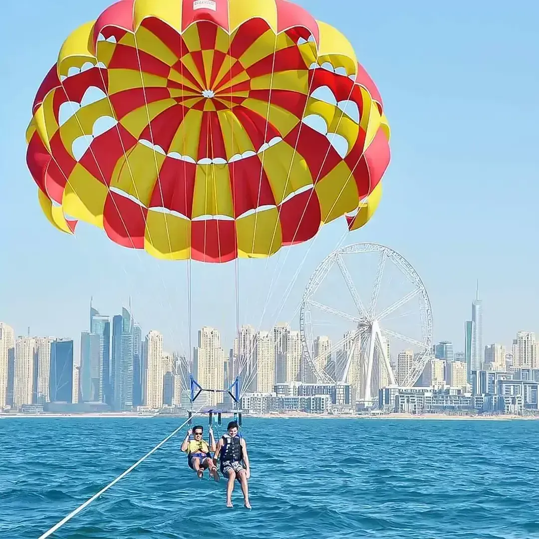 Parasailing in JBR