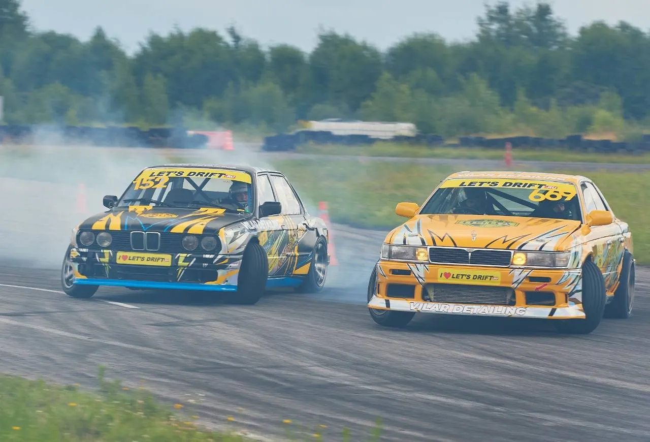 Russian drifting course in Saint Petersburg